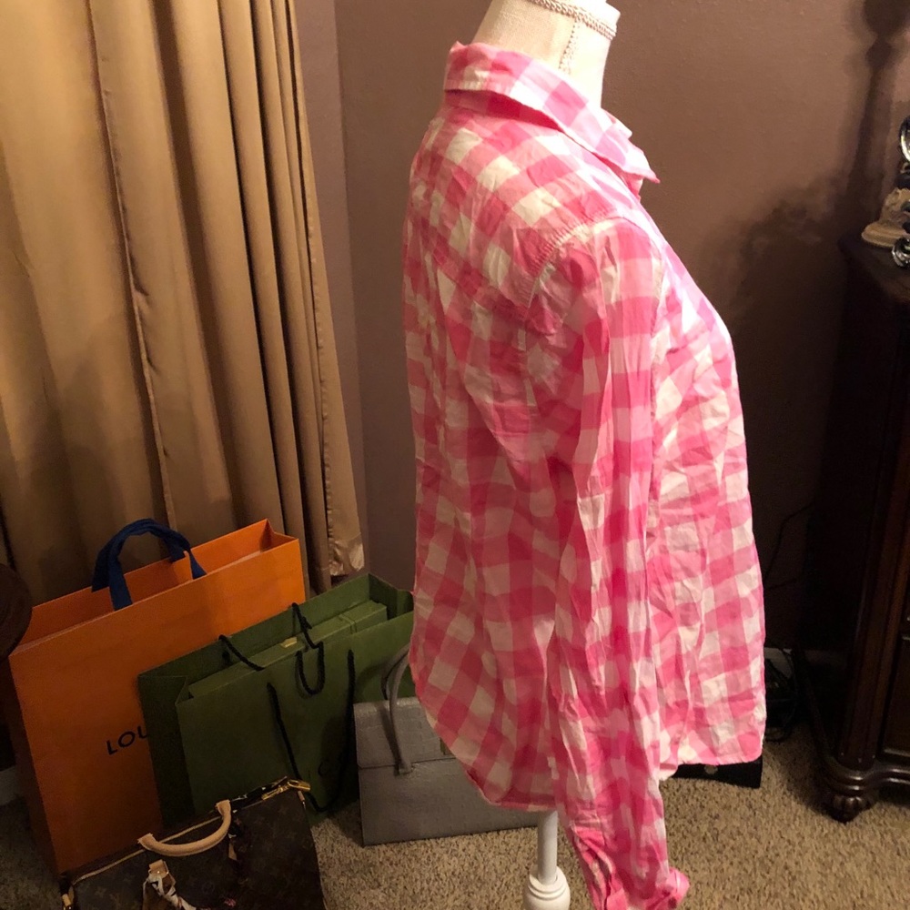 Aropostale Checkered Button Down - image 2